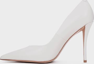 Estro Pumps med hög framdel '25337-7' i vit: framsida