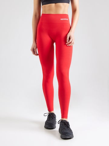 NEBBIA Skinny Sportbyxa i röd: framsida