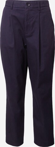 Ted Baker Regular Pleat-Front Pants 'MARYIAH' in Blue: front