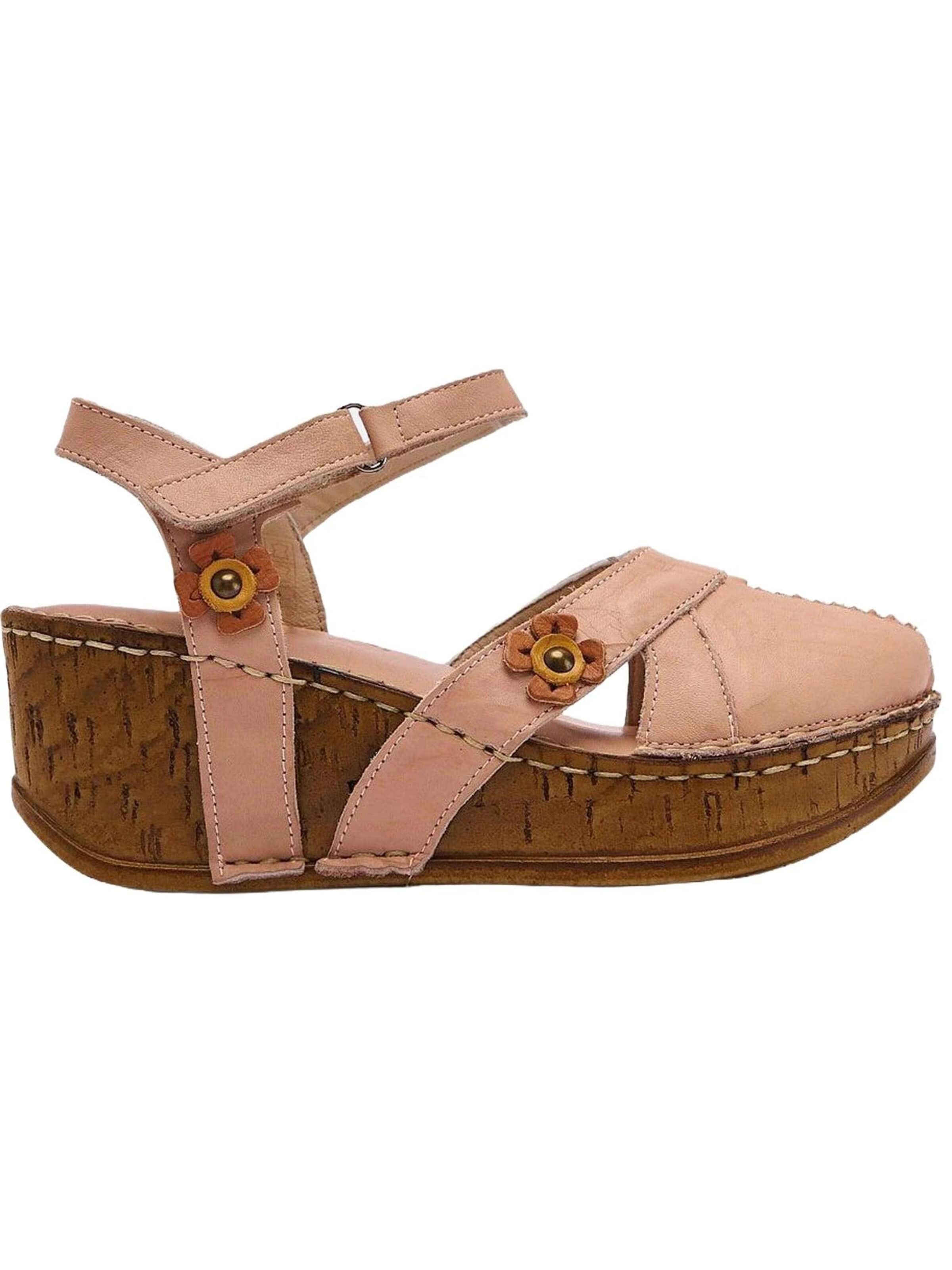 Limoya Sandals in Pink: front