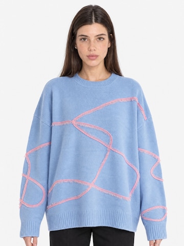 Viorna Sweatshirt 'Sweatshirts' in Blue: front