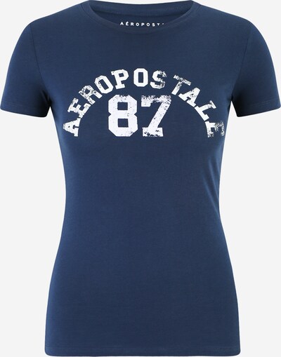 AÉROPOSTALE T-shirt 'MAY' en bleu marine / blanc, Vue avec produit