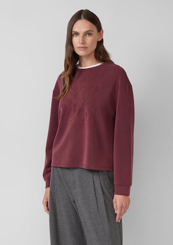 s.Oliver Sweatshirt in Rood: voorkant