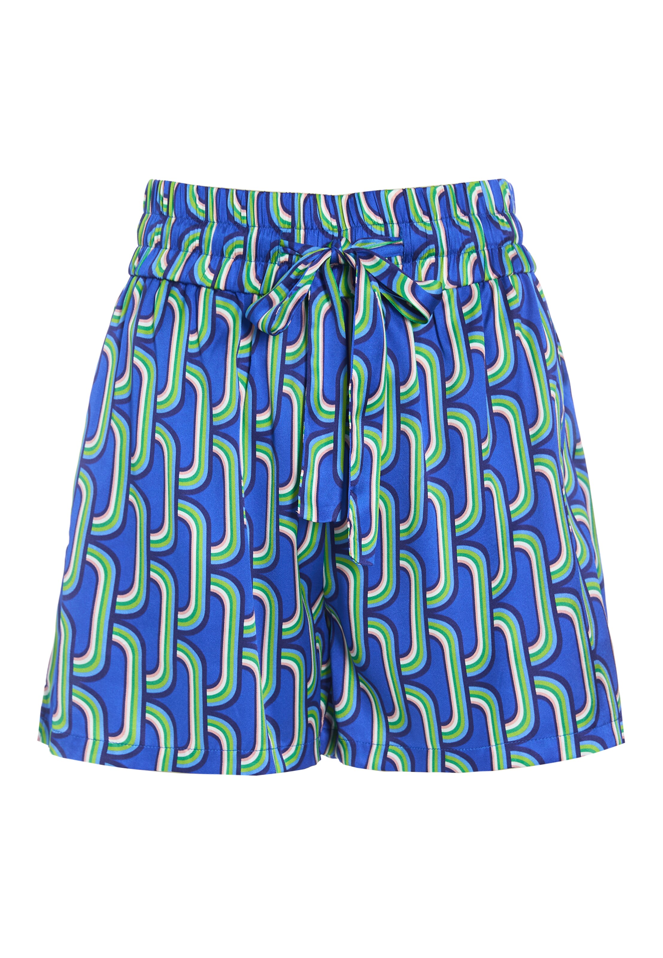 Dea Kudibal Voľný strih Nohavice 'Mindydea' - Modrá: predná strana