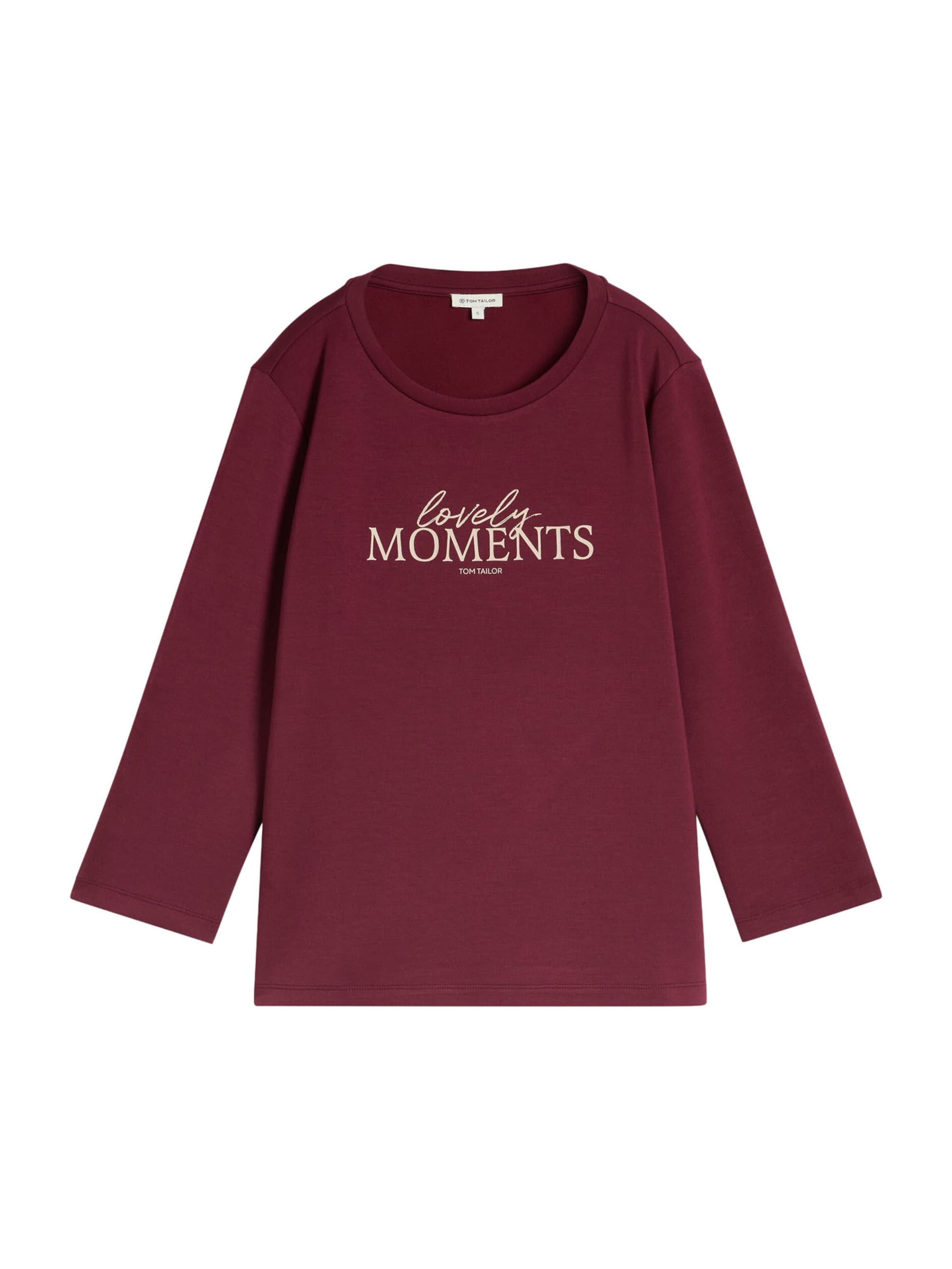 T-shirt TOM TAILOR en rouge : devant
