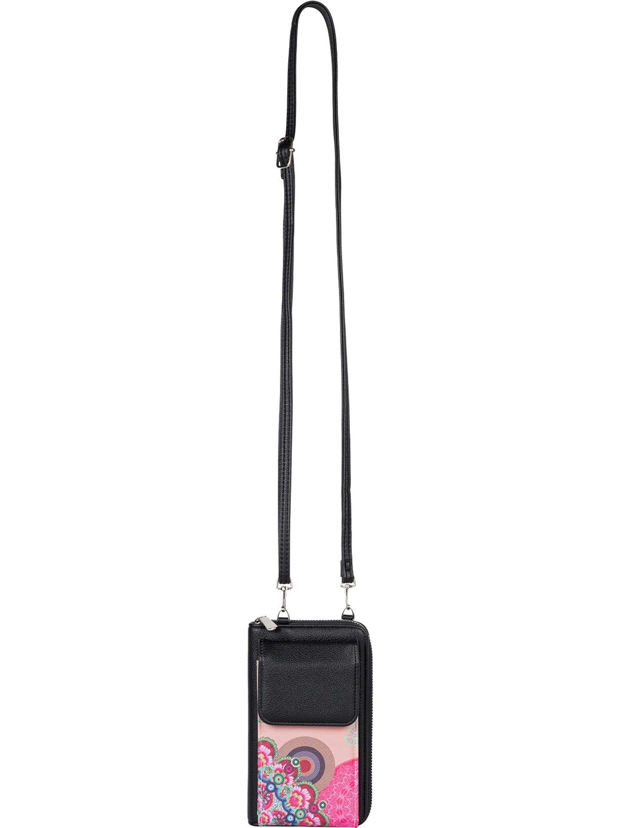 styleBREAKER Umhängetasche 'Mini Bag Ethno Blumen Blüten - RFID Schutz'‌‌‌‌‌‌‌‌ in Beige