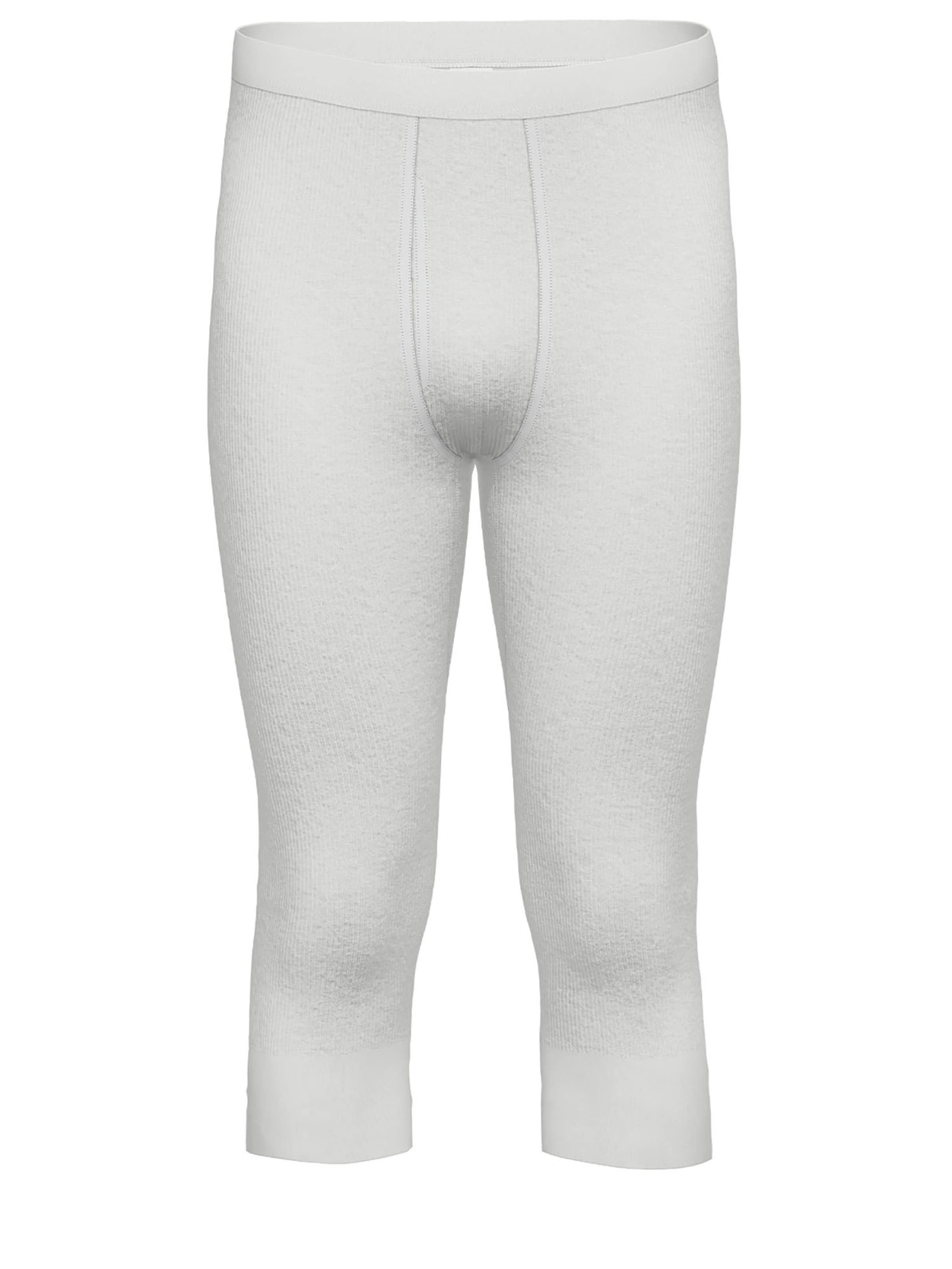 Ammann Long Johns 'Day Classic / Doppelripp' in White: front