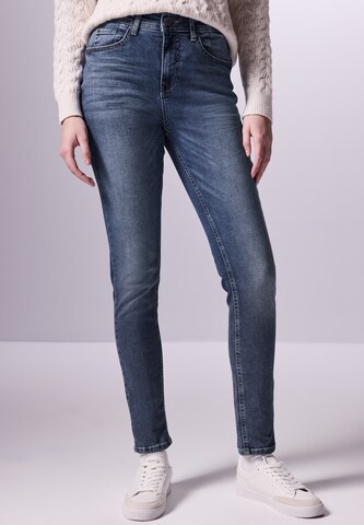 Street One Studio Skinny Jeans in Blau: Vorderseite