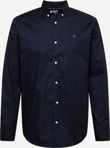 SCOTCH & SODA Button Up Shirt in Blue: front