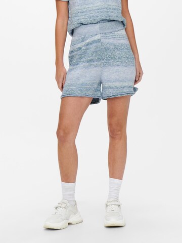 ONLY Regular Shorts 'Sunset' in Blau: Vorderseite