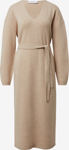 COMMA Strickkleid in Braun: Vorderseite