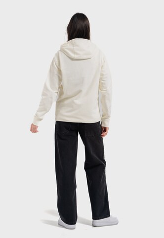 Oldskull Sweatjacke 'Basic Oldskull 25' in Weiß