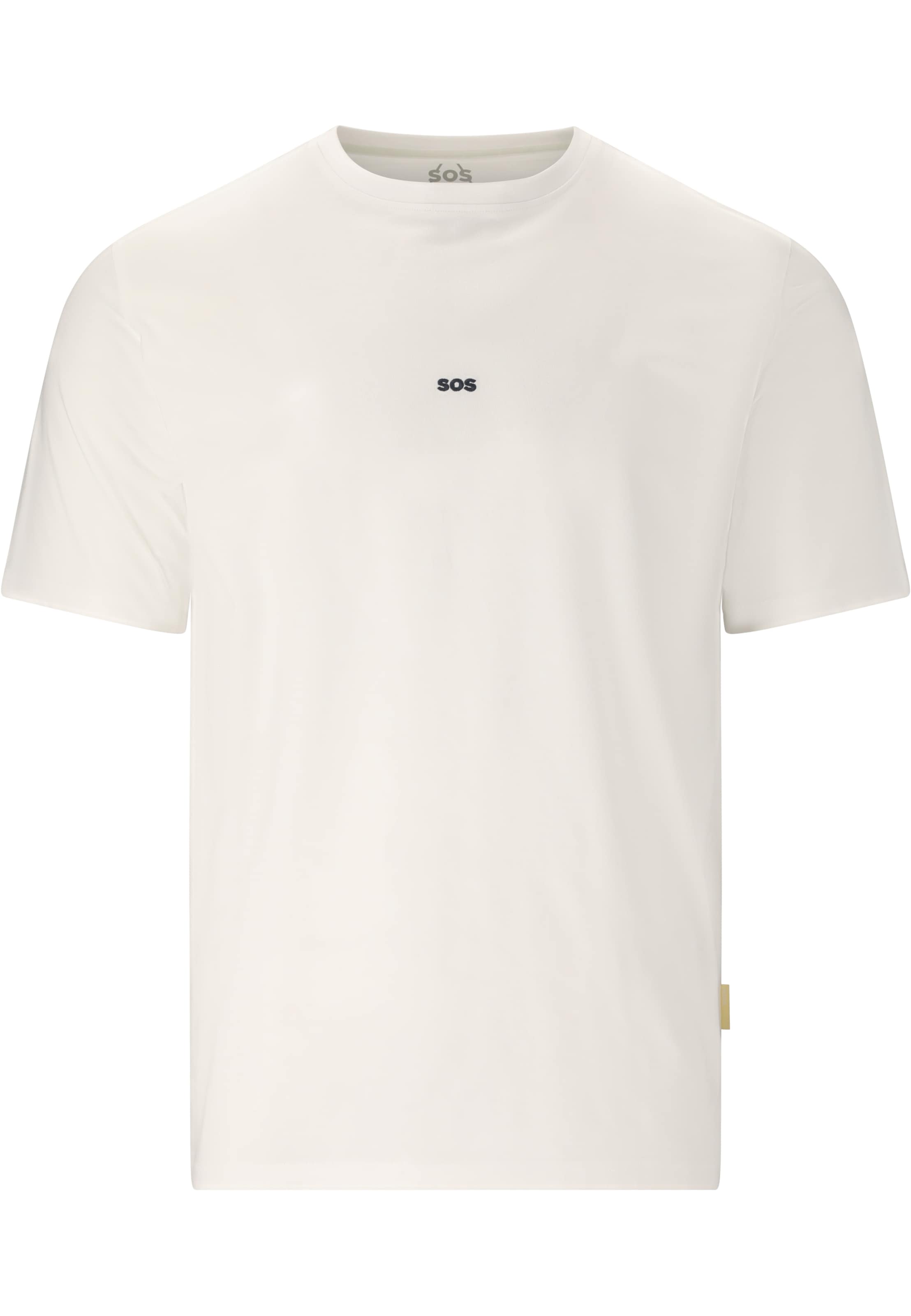 SOS Shirt 'Sera' in Wit: voorkant