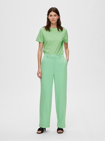 SELECTED FEMME Μπλουζάκι 'SLFMY ESSENTIAL' σε πράσινο