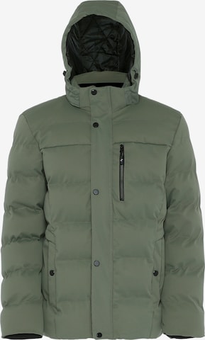 Veste d’hiver urban storm en vert : devant