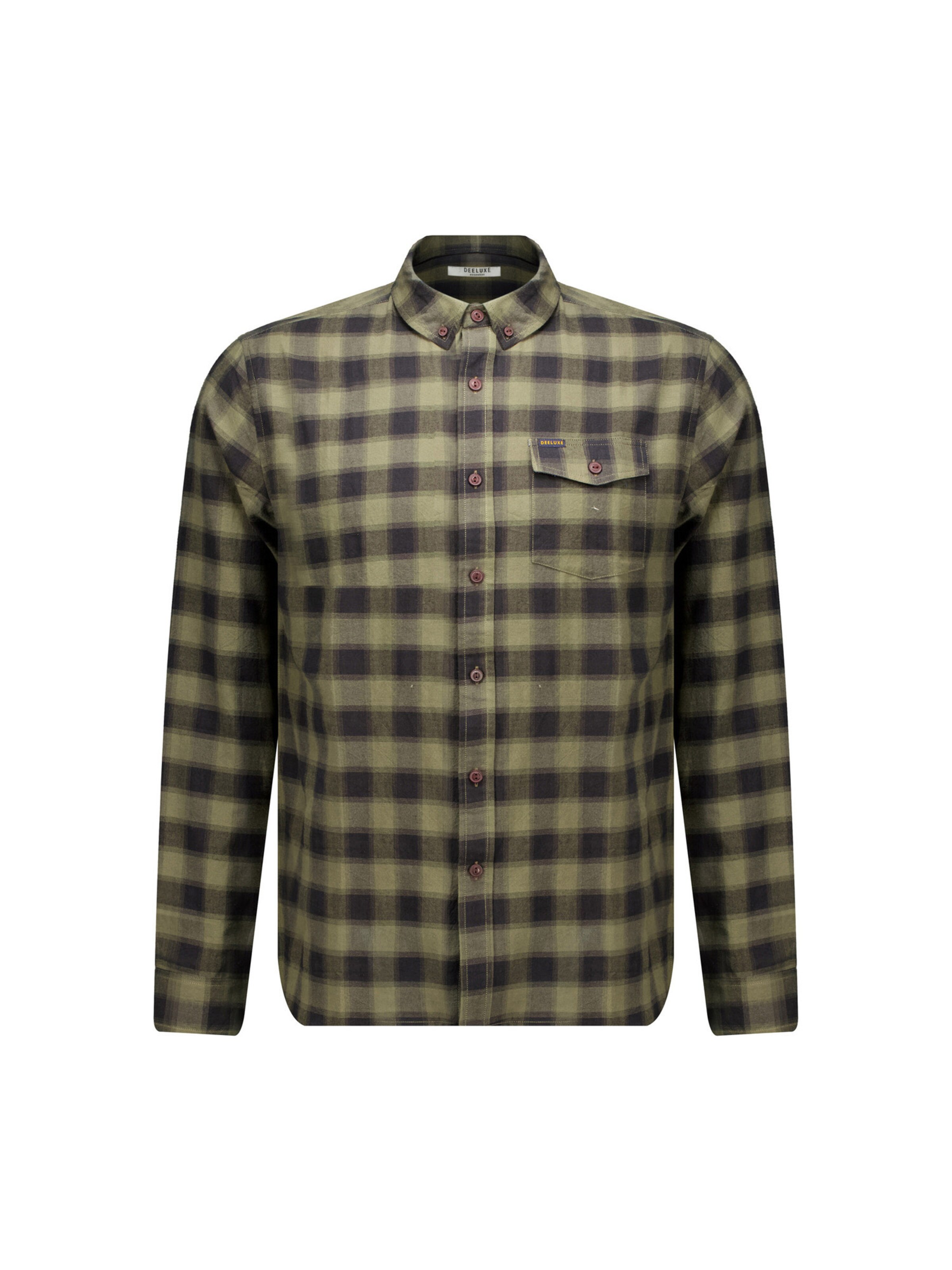 Chemise 'Pieter' Deeluxe en vert : devant