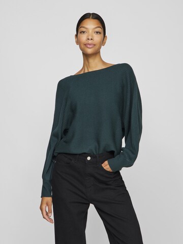 VILA Sweater in Green: front