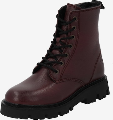 Palado Schnürstiefel 'Phessis' in Rot: Vorderseite