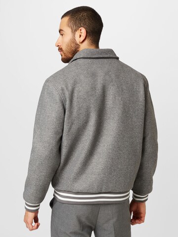 BURTON MENSWEAR LONDON Jacke 'Varsity' in Grau