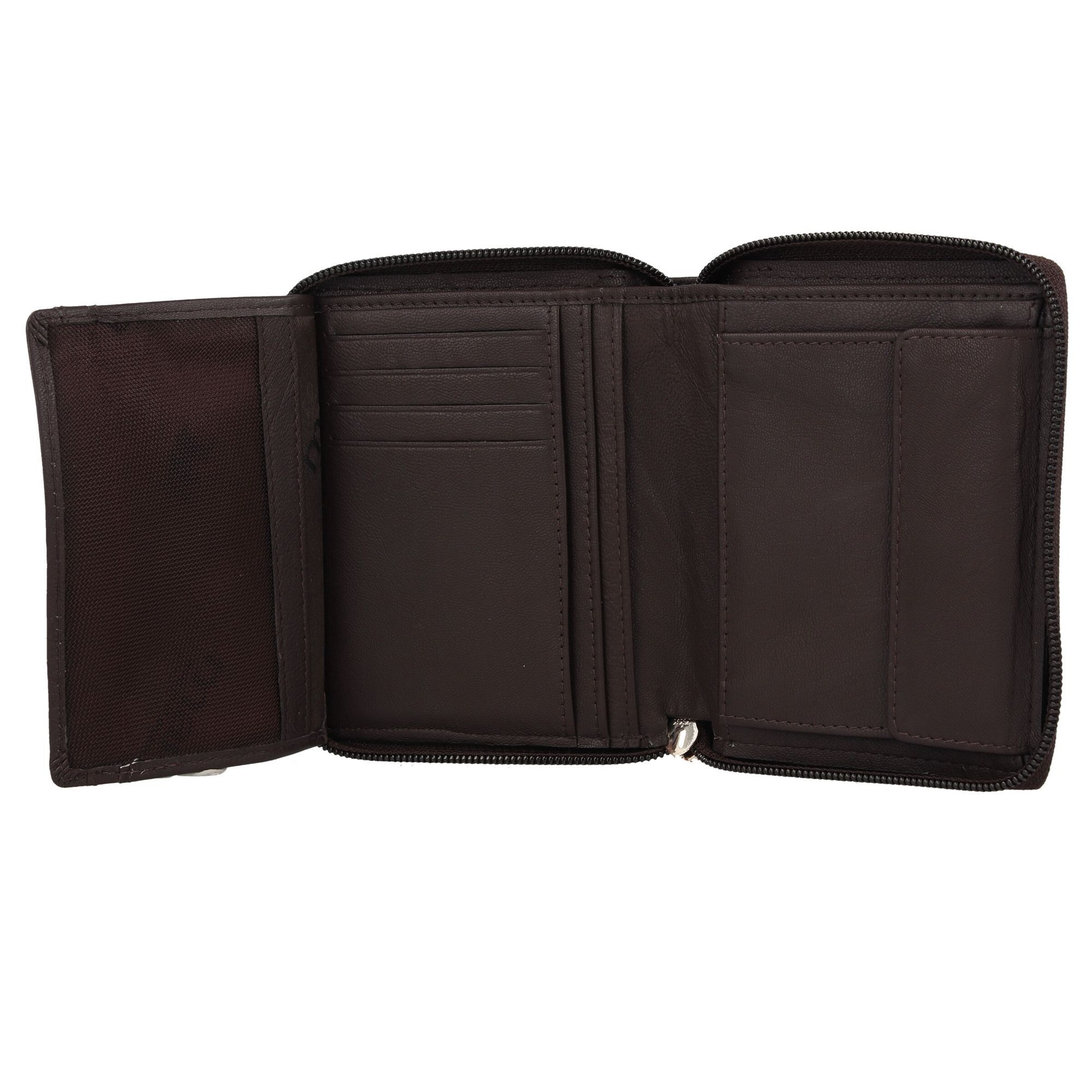 mano Geldbörse 'Don Leonardo' in Braun