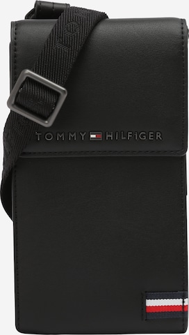 TOMMY HILFIGER Crossbody Bag 'Cactus' in Black: front