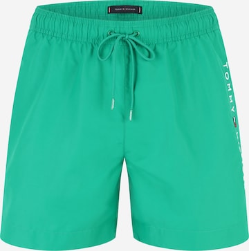 Pantaloncini da bagno di TOMMY HILFIGER in verde: frontale