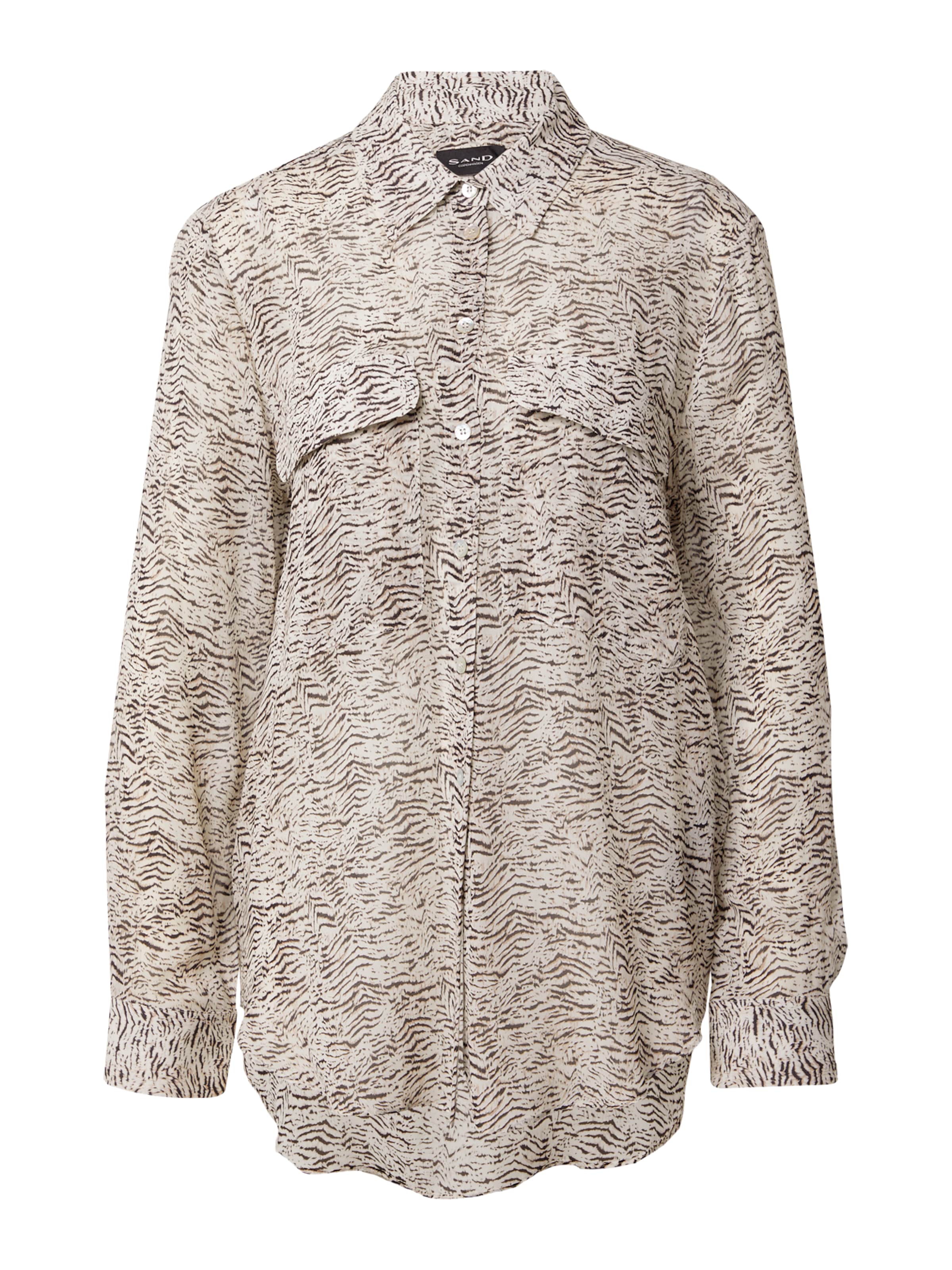 SAND COPENHAGENBluza 'Nami' - smeđa boja: prednji dio