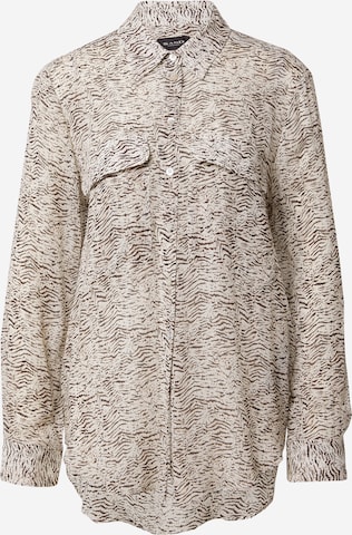 SAND COPENHAGEN - Blusa 'Nami' en marrón: frente