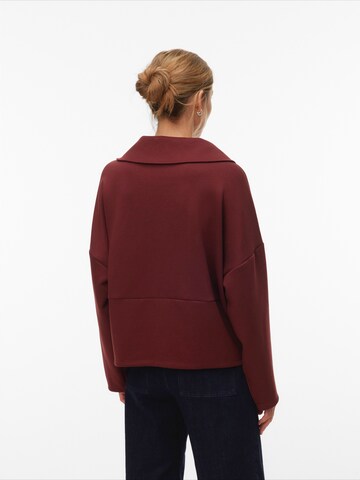 VERO MODA Knit Cardigan 'VMUMA' in Red