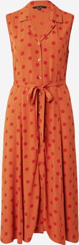 King Louie Платье-рубашка 'Melos' в Оранжевый: спереди
