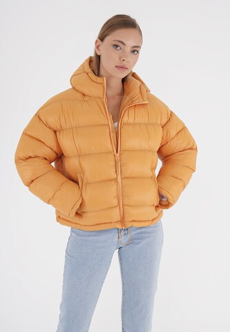 FRESHLIONS Between-Season Jacket 'Tara' in Yellow: front