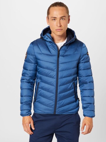 NAPAPIJRI Between-Season Jacket 'AERONS' in Blue: front