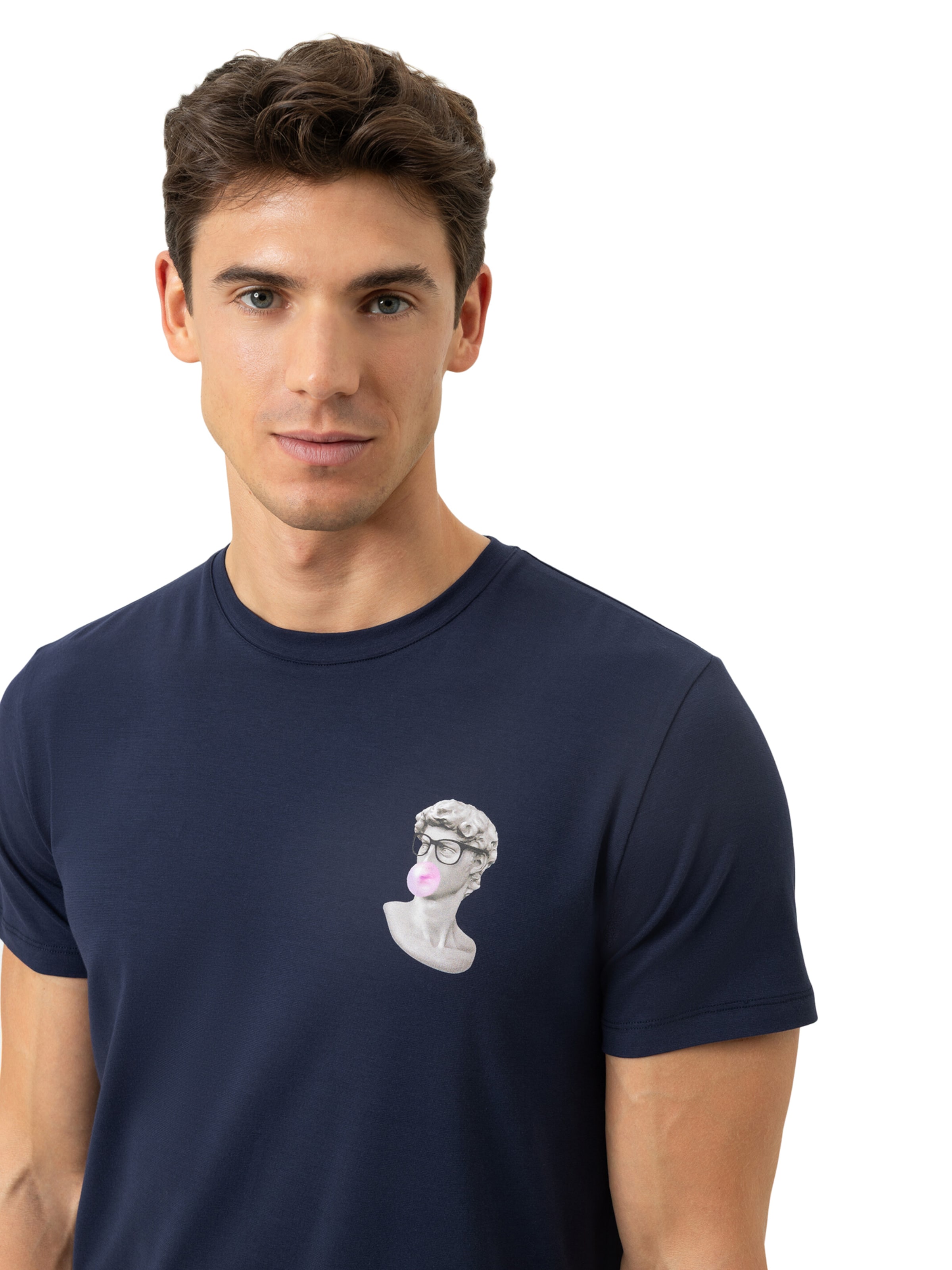 Mey Shirt 'Marble Muse' in Blue