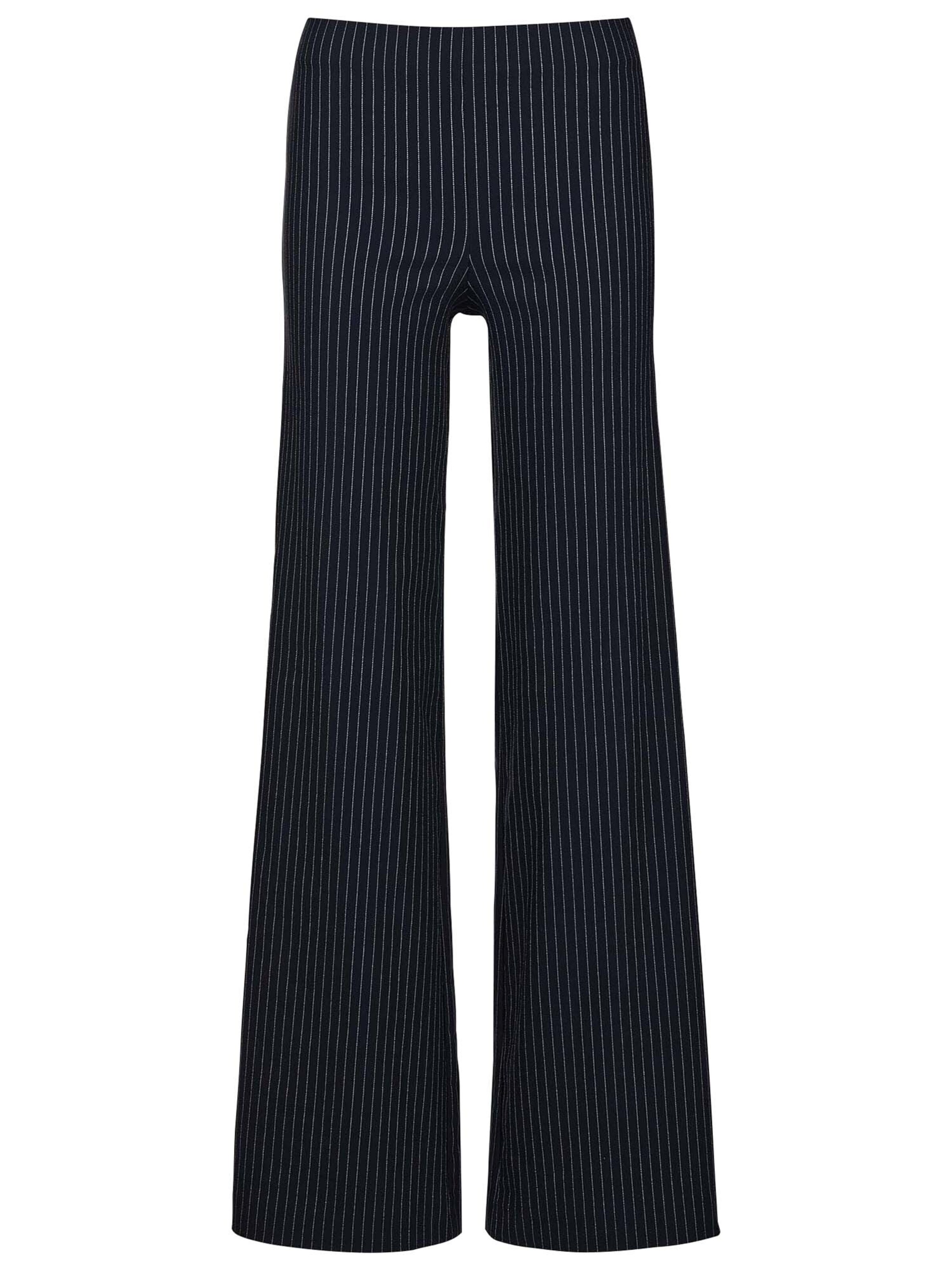 Wide Leg Pantalon MADELEINE en bleu : devant