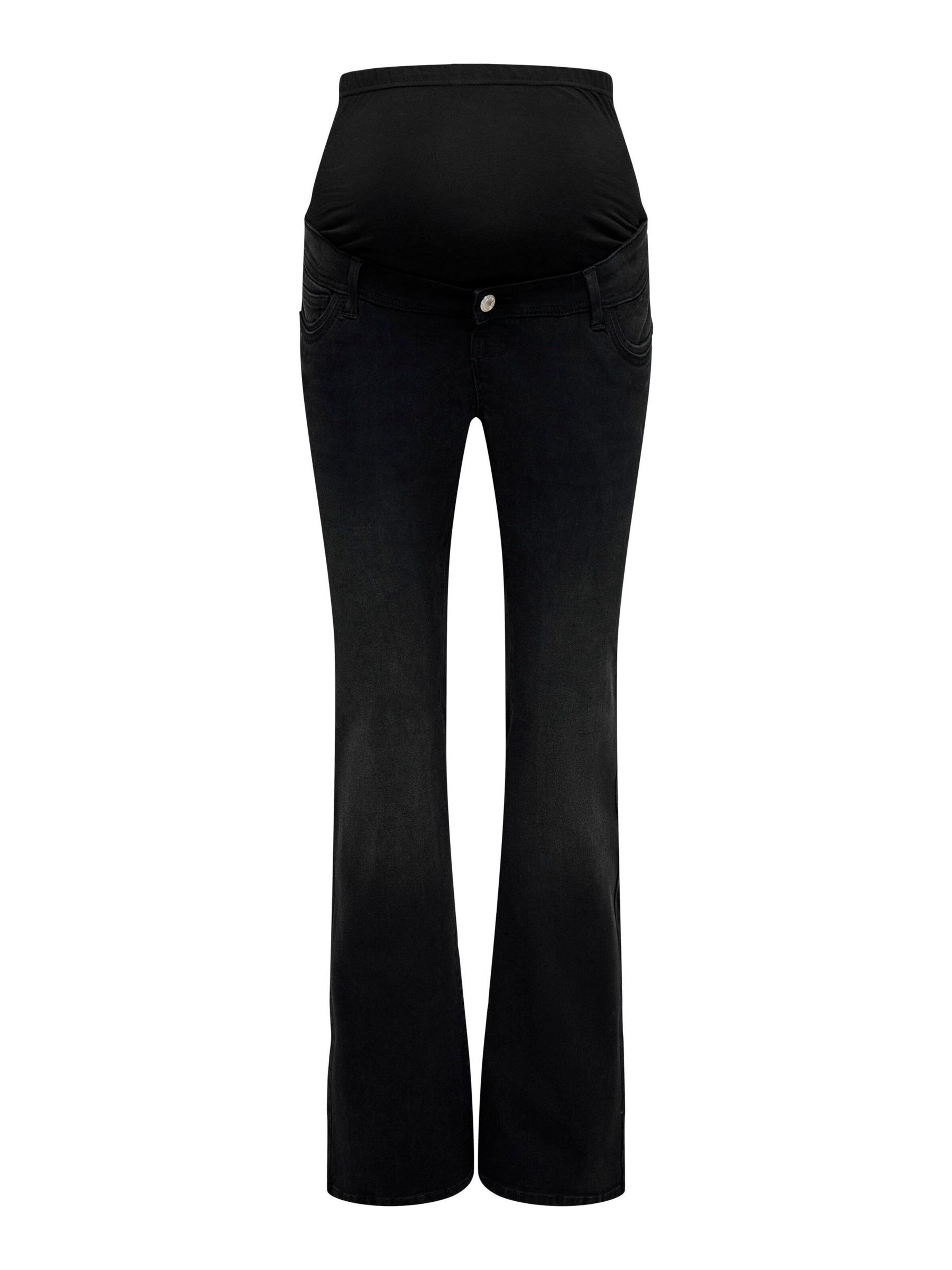 Only Maternity Jean 'OLMWAUW' en noir, Vue avec produit