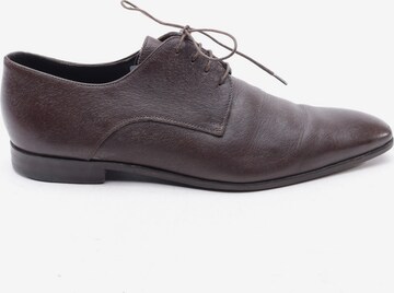 Zegna Flats & Loafers in 42 in Brown: front