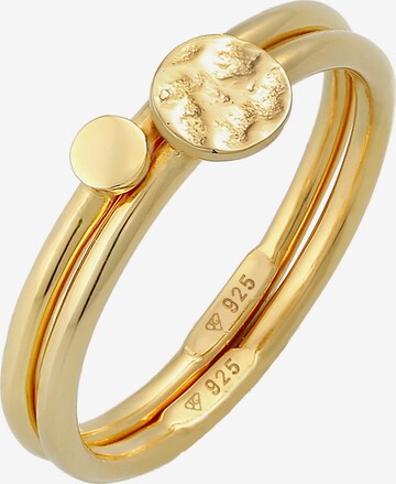 ELLI Ring 'Kreis' in Gold: predná strana