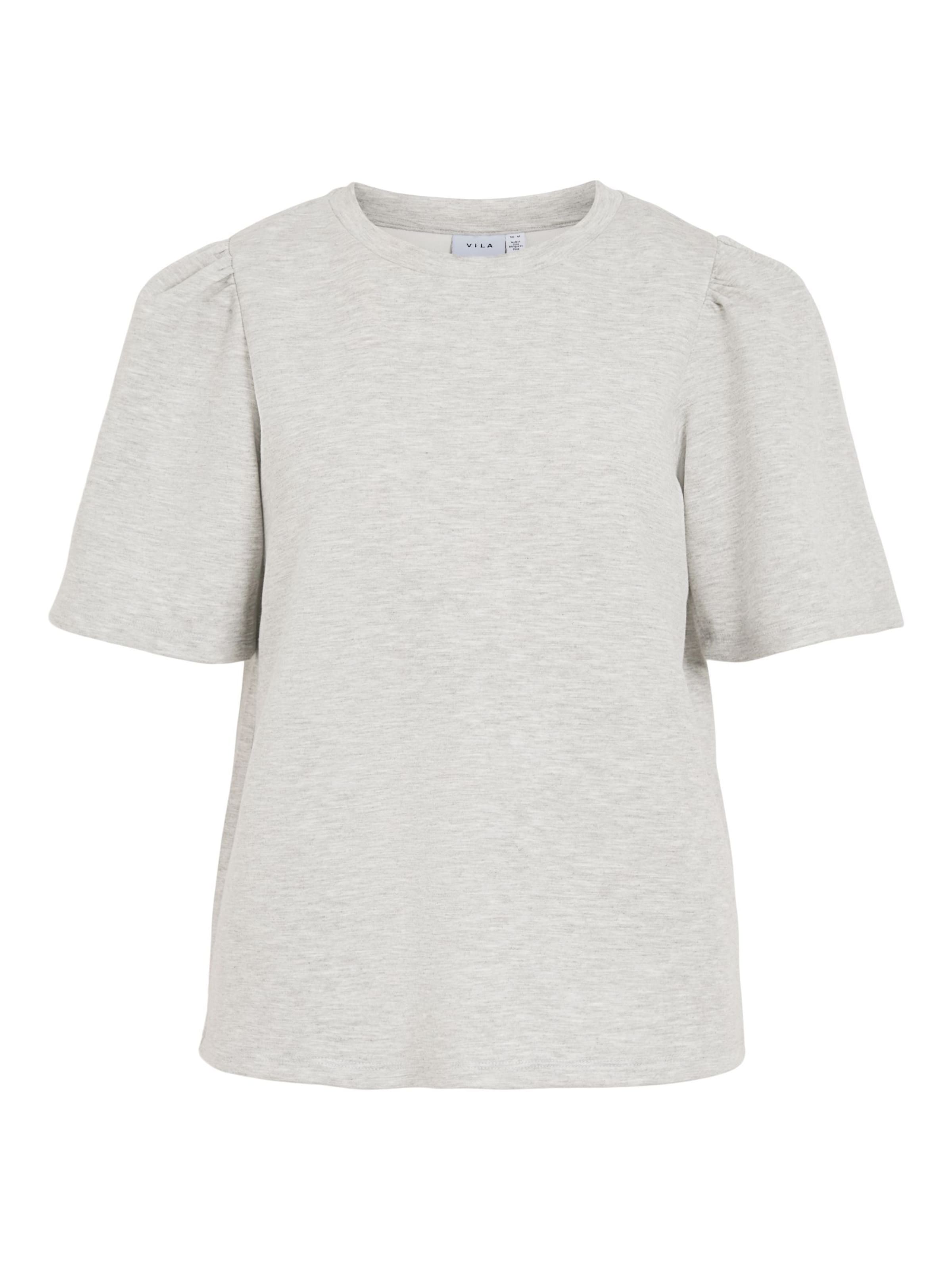 VILA Sweatshirt 'VISandy' in Grijs: voorkant