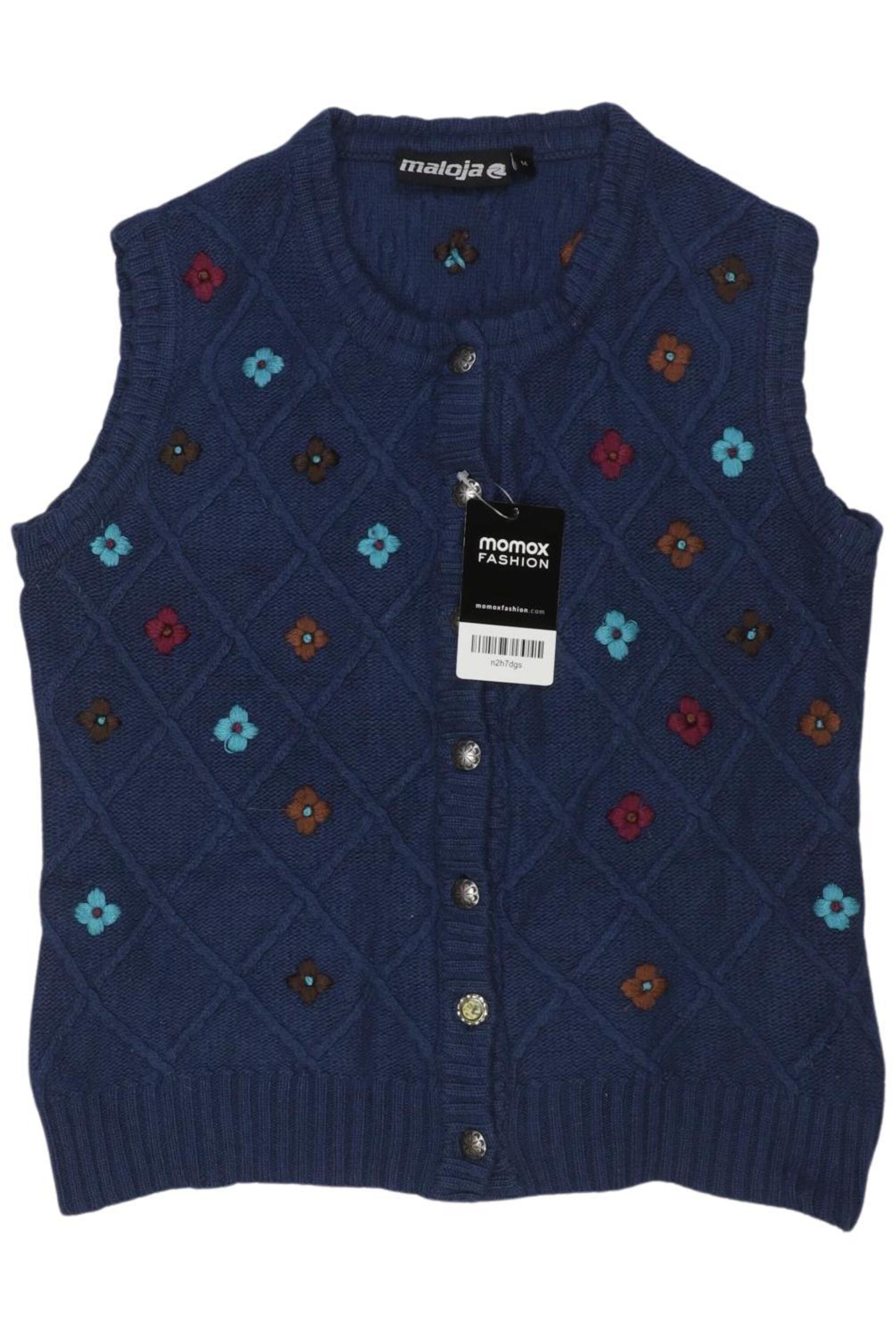 Maloja Vest in M in Blue: front