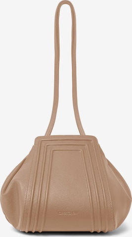 Gretchen Schultertasche in Braun: Vorderseite