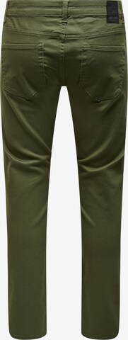Only & Sons Regular Панталон 'Loom' в зелено