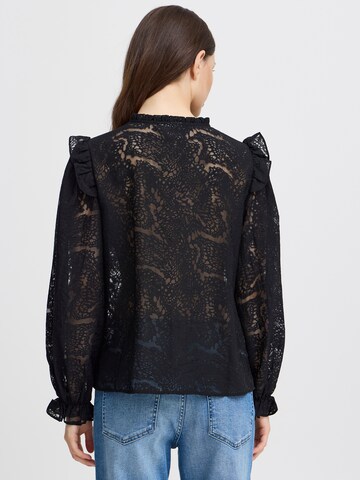 Camicia da donna 'IH YARROW' di ICHI in nero