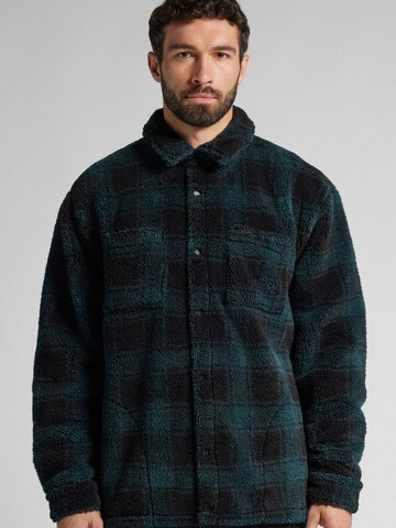 IUMAN Fleecejacke in Blau: Vorderseite