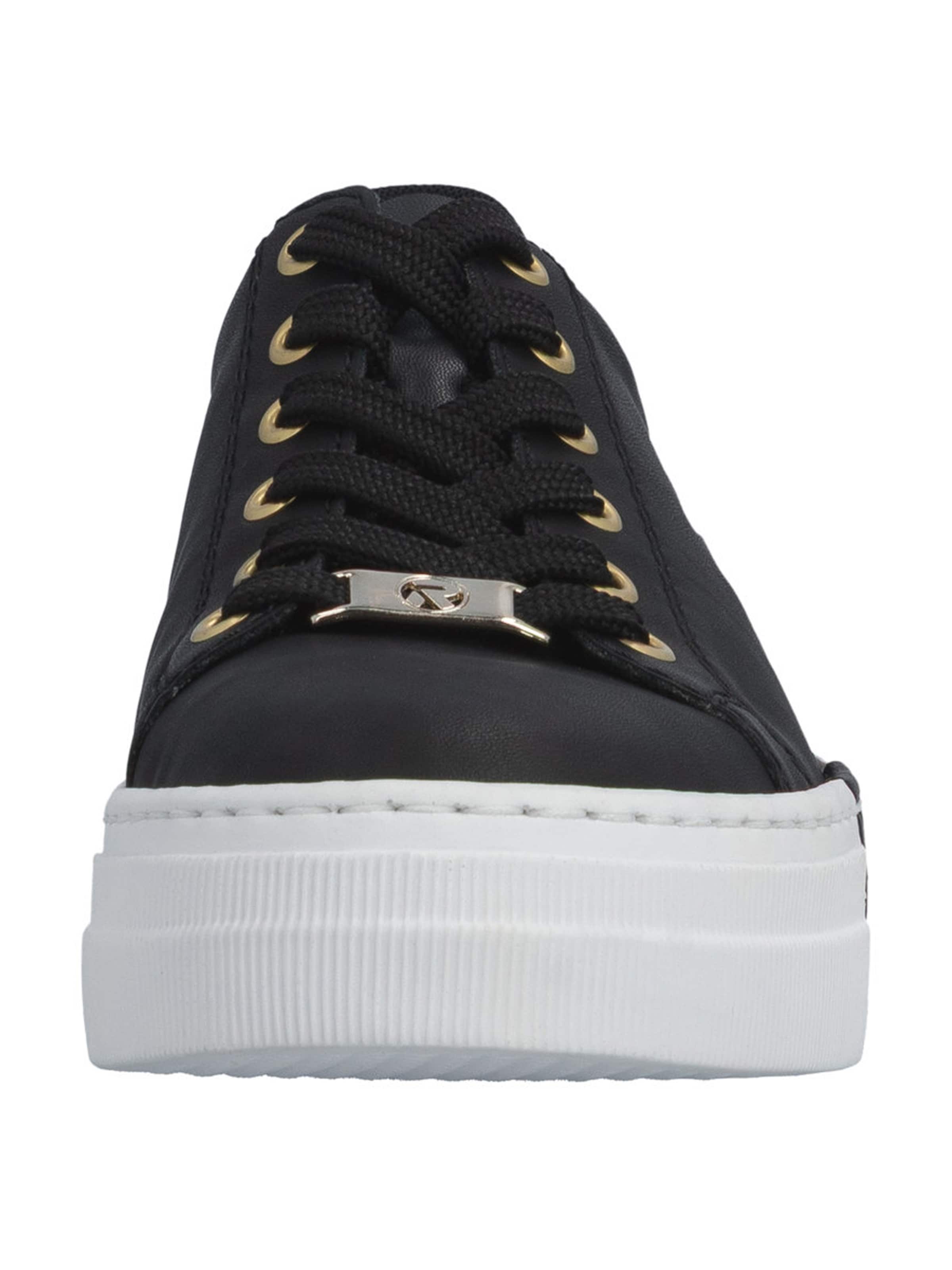 melns Rieker Sporta apavi ar šņorēm