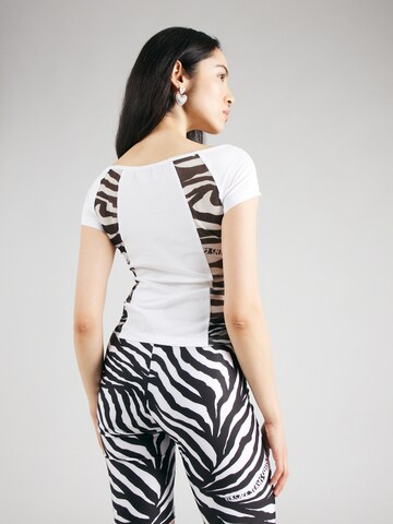 T-shirt Versace Jeans Couture en blanc