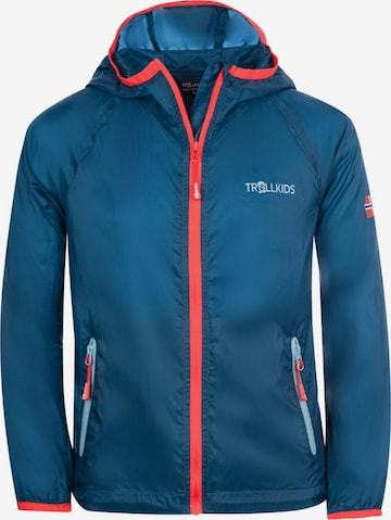 TROLLKIDS Outdoor jacket in Green: front
