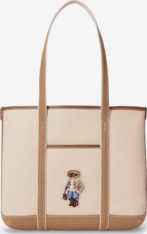 Polo Ralph Lauren Shopper in Beige: voorkant