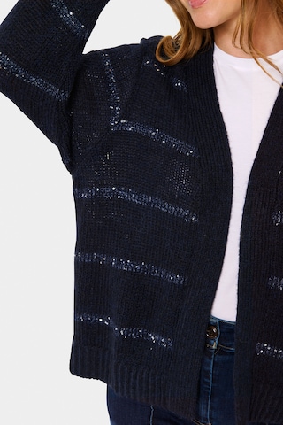 SAINT TROPEZ Strickjacke ' NoraliSZ' in Blau