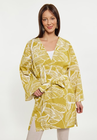 Kimono Usha en jaune : devant