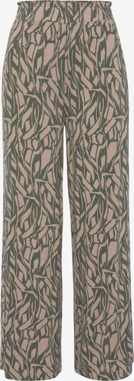 BUFFALO Pantalon en taupe / vert foncé, Vue avec produit